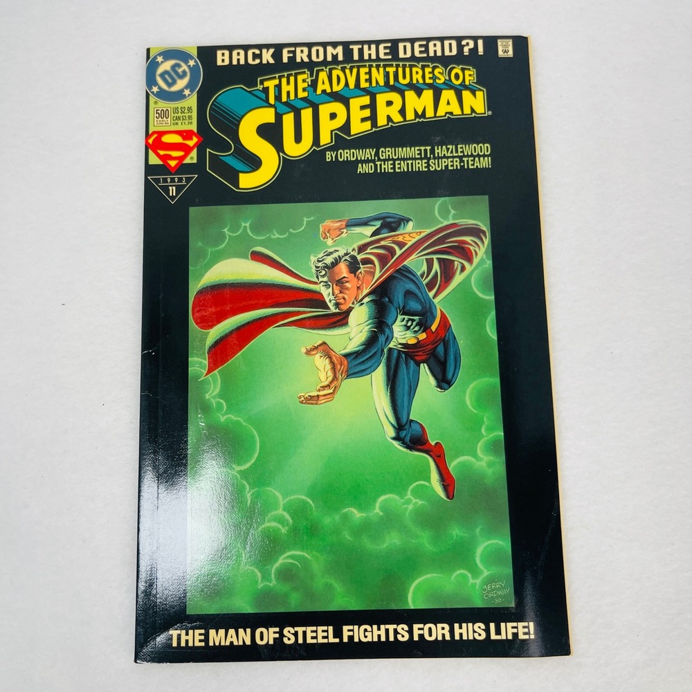 Adventures of Superman 500 DC Comics 1993 Back From The Dead Reign of Supermen